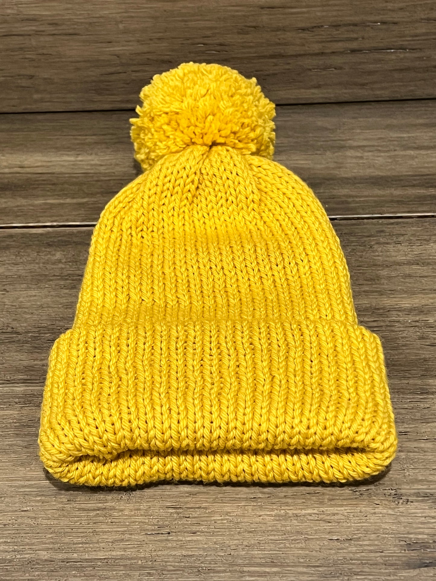 Pom Pom Hat with Brim