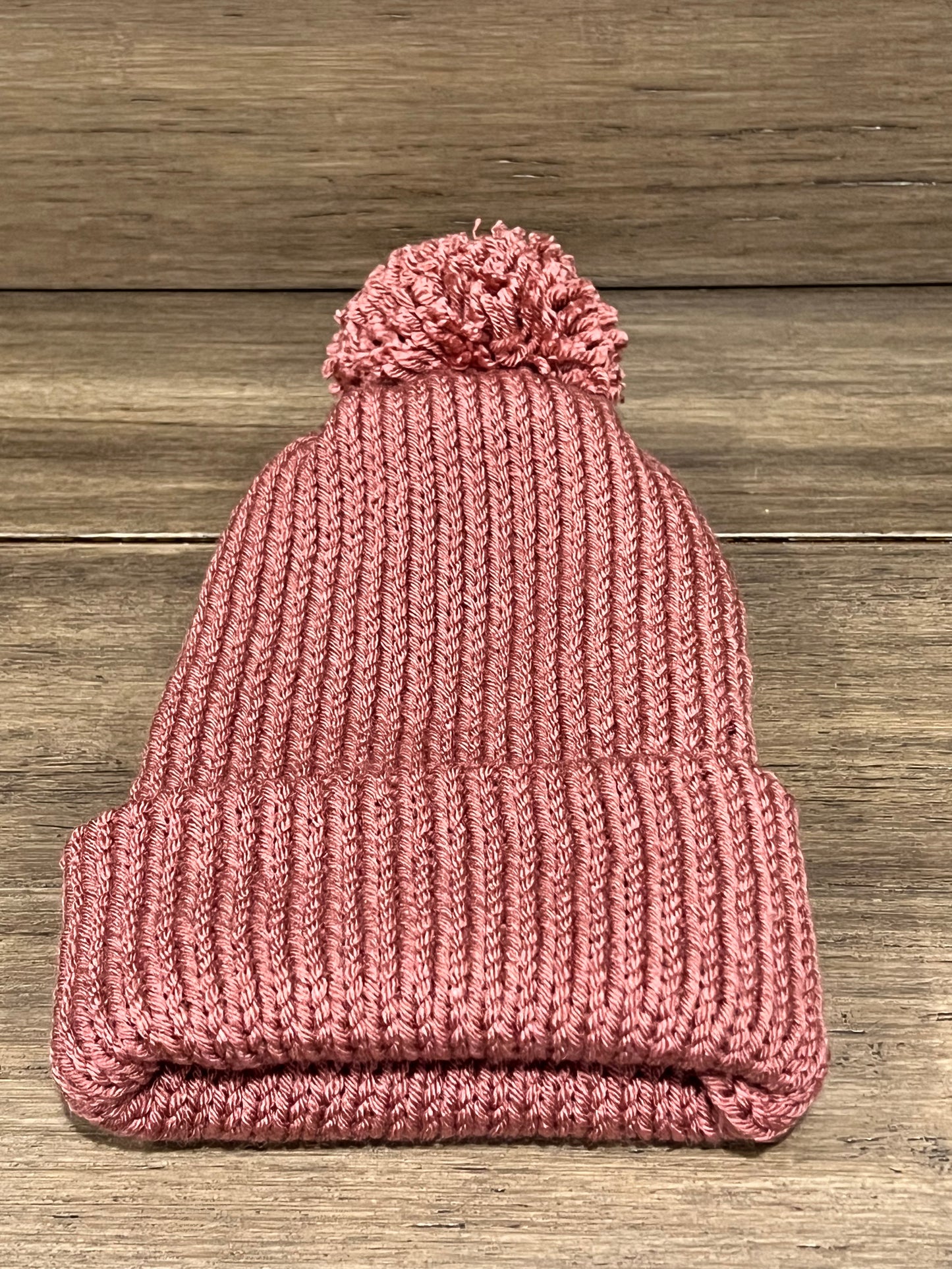 Pom Pom Hat with Brim